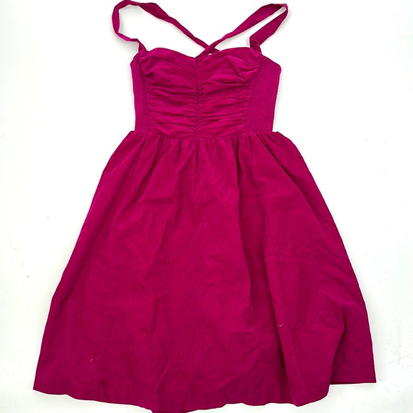 HD in Paris dress size 6 Corduroy Magenta Pink - Picture 2 of 7